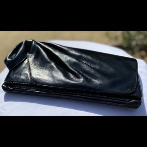 NW Nordstrom 💯 Leather Clutch, Sz 10”x5.5”